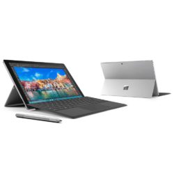 Surface 4, Intel Core m3, 4GB RAM, 128GB Memory in Silver with Surface Pro 4 Type Cover